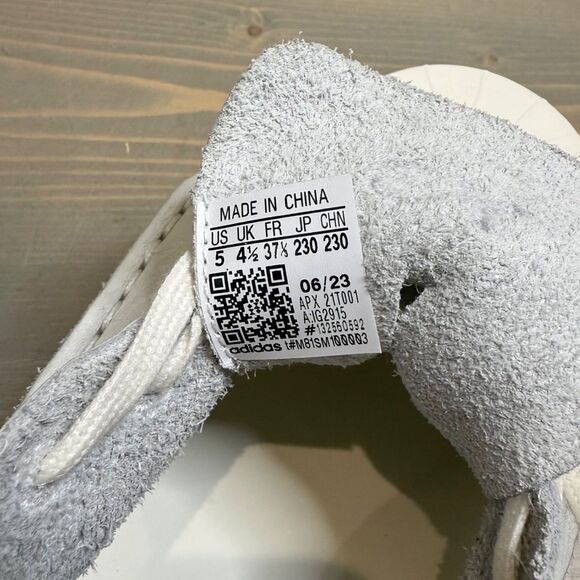 Y-3 Kyasu Low Cream White Suede Leather Platform Sneakers Women's 6, EU 37 1/3 - Picture 7 of 8